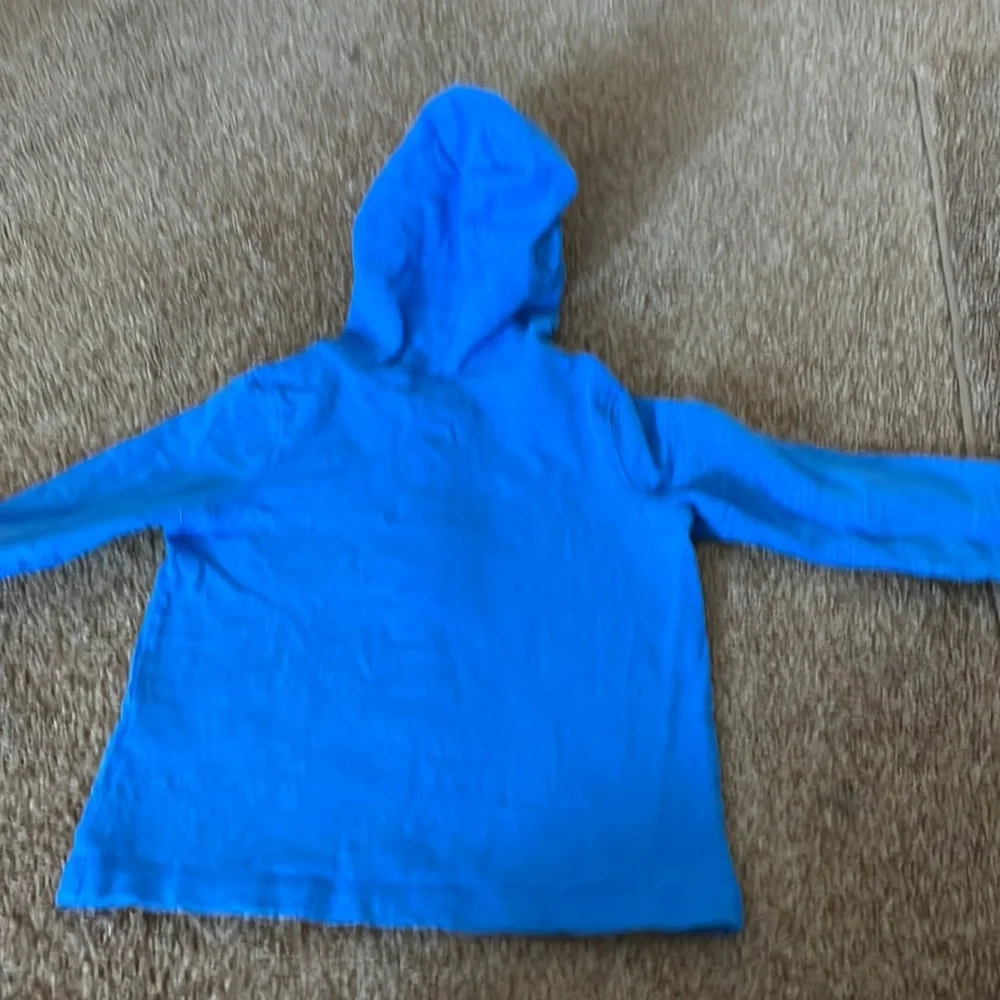 Carters, blue long sleeve hoodie 2T